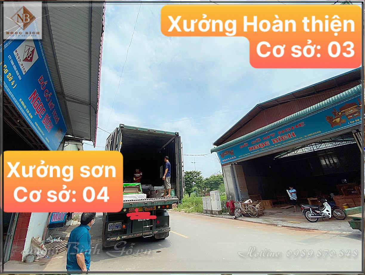 Xưởng sản xuất Đồ Gỗ Ngọc Bích - phân xưởng 3 và 4 tại Phường Hương Mạc - TP Từ Sơn - Bắc Ninh.