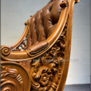 Combo Bàn ghế giám đốc tân cổ điển gỗ Gõ Đỏ gồm: Ghế làm việc tân cổ điển chân xoay, Bàn giám đốc mẫu tổng thống Mỹ, Tủ tài liệu tân cổ điển.
