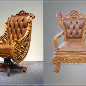So sánh hai mẫu ghế cao cấp của Đồ gỗ Ngọc Bích