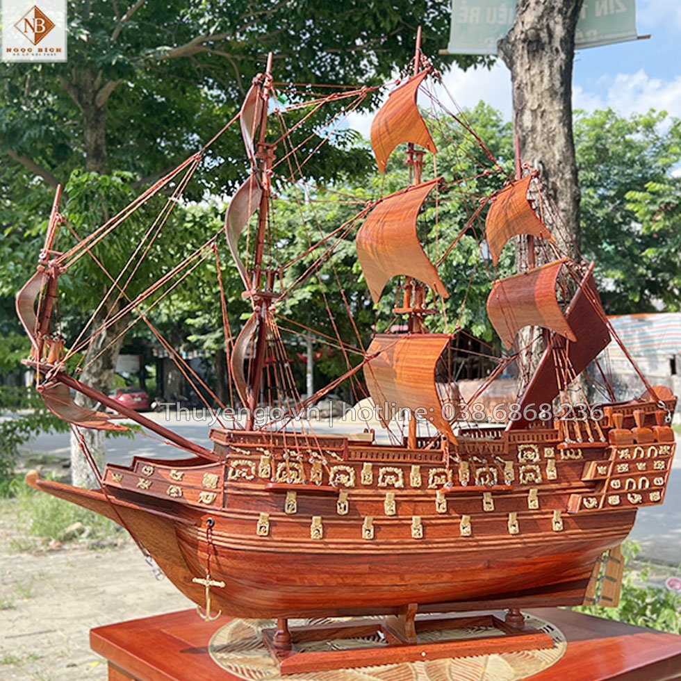 Mẫu thuyền hương dài 60cm 